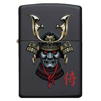 Zippo Samurai Black Matte Classic Wind Proof Lighter