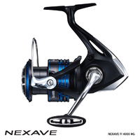 Shimano 2021 Nexave 4000 HGFI Spinning Fishing Reel
