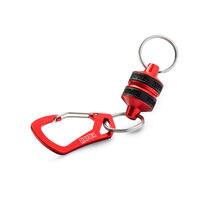 Rapala RCD Magnetic Release Red Fishing Vest Tool Net Holder Holds 3kg Carabiner