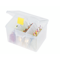 Plano 350304 StowAway Spinnerbait Clear Fishing Tackle Storage Box