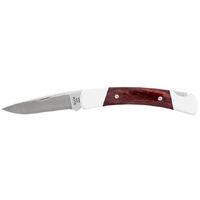 Buck Knives 501 Squire Folding Knife Rosewood Handle 2-3/4" Drop Point 420HC Stainless Steel Blade