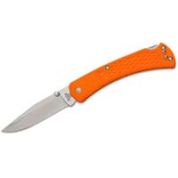 Buck Knives 110 Slim Select Folding Hunter Plain Blade Orange Handle