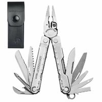 Leatherman Rebar Stainless Steel Multi-Tool With Leather Sheath