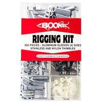 Boone 335pc Crimp & Thimble Fishing Rigging Kit