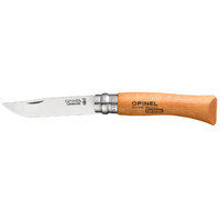 Opinel Traditional #07 Carbone Steel 8cm Folding Knife #Varnished Beechwood