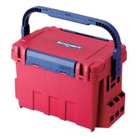 Meiho Bucket Mouth BM-9000 Fishing Tackle Storage Box (540 x 340 x 350 mm) #Red