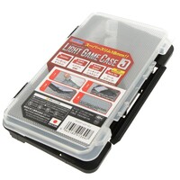 Meiho Light Game Case J Black Clear Fishing Tackle Storage Box Tray