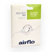 Airflo Tippet Ring Stainless Steel Fly Fishing 2mm 10 Pack