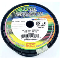 Shimano Power Pro One Shot 80lb Depth Hunter 1050m Braid Fishing Line For Game Fishing Reel