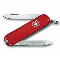 Victorinox Swiss Army 6 Functions Knife Classic Red Vintage Escort