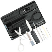 Victorinox Swiss Army SwissCard Smokey Black Knife Multi Tool Card