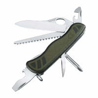 Victorinox Swiss Green Black One Hand Soldier's Knife 08