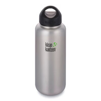 Klean Kanteen 40oz 1182ml Wide Mouth Drink Bottle Brushed Stainless Colour