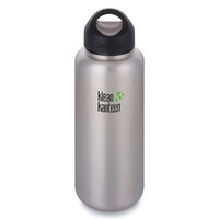 Klean Kanteen 64oz 1900ml Wide Mouth Drink Bottle Brushed Stainless Colour
