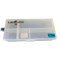 SureCatch Tackle Box 23 Worm 5 Compartment