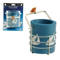 Jarvis Walker Marine Chrome/Brass Stubber Holder