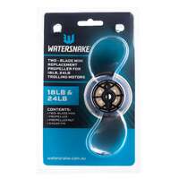 Watersnake 2 Blade Propeller Kit Fit 18lb to 24lb Motors Includes Nut & Pins