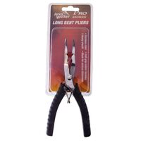 Jarvis Walker Pro Series 6" Long Bent Nose Stainless Steel Pliers