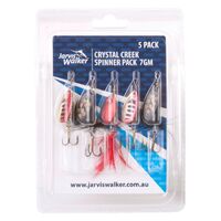 Jarvis Walker Crystal Creek Spinners 7g Fishing Lure 5 Set