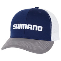 Shimano Trifecta Corporate Cap White/Navy/Grey Colour