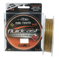 Dog Tooth Fluidcast Braid X8 Reef Camo 400m Fishing Line #80lb