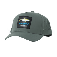 Shimano Fishing Lead The Game King Fish Olive Colour Trucker Cap 2025 Release