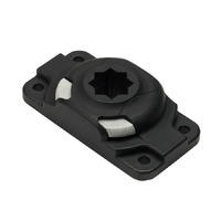 Railblaza StarPort HD 4 Screw Base Black Mount Locking Slide For Kayak Boat