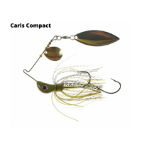 Bassman Carls Compact Spinnerbaits Fishing Lure - Choose Skirt Colour
