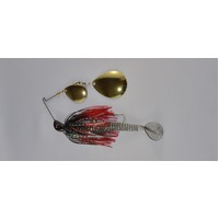 Bassman Double Colorado Spinnerbaits Fishing Lure - Choose Colour Weight