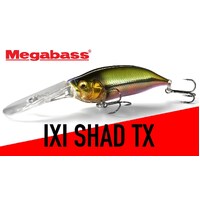Megabass IXI Shad TX 57mm Hard Body Fishing Lure - Choose Colour