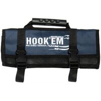 Hook'em Lure Pouch 6 Compartments - Blue with Full Straps & Carry Handle - 110cm Long