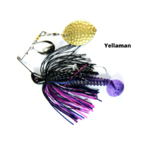 Bassman Yellaman Spinnerbaits Fishing Lure - Choose Weight And Skirt Colour