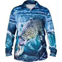 Profishent Tackle Fishing Shirt Sublimated Murray Cod UPF 30+ Choose Size (SLSCOD)