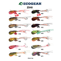 Ecogear Tourn't Bream Sp Blade ZX-40 6.4g Shrimp Blade Fishing Lure - Choose Colour