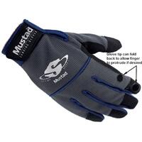 Mustad Heavy Duty Fish Landing Gloves - Choose Size