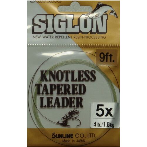 Sunline Siglon Knotless Fly fishing Tapered Leaders