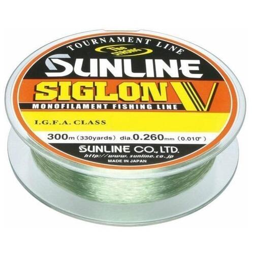 Sunline Siglon V Tournament 300m Green Monofilament Fishing Line #30lb