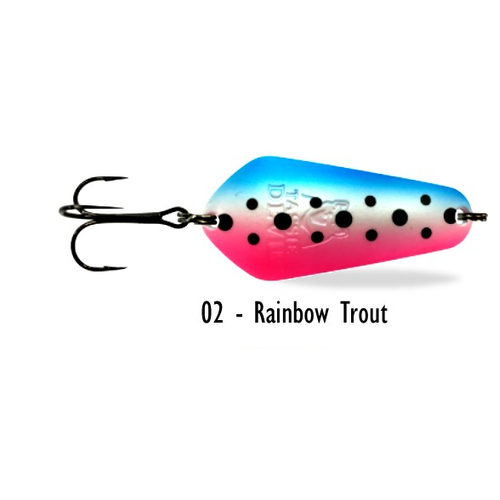 Legendary Wigston's Tassie Devil Spoon 9g Tasmanian Fishing Lure #Rainbow  Trout UV - Wigston's Lures